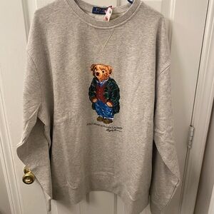 Polo ralph Lauren bear logo crew neck